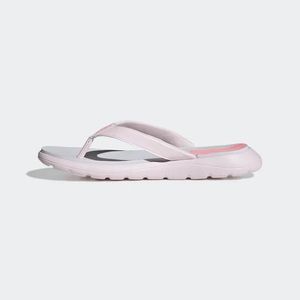 NWT Adidas pink comfort flip flops size 8